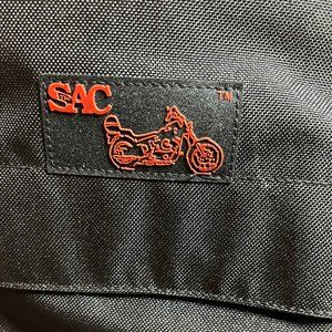 The Sac Canvas Motorcycle Riding Touring Cargo Travel Bag W/ Straps